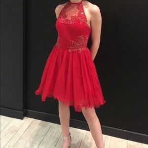 Halter top party dress